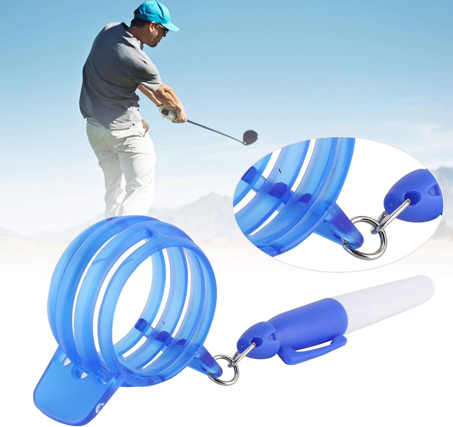 ゴルフ ボール ライン マーカー 新品 送料無料 ツールに便利なボール 簡単にマーキング プロ用のゴルフに一般的なゴルフ