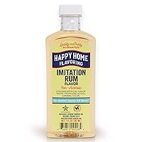 Vista 8 de Happy Home Sabor de fresa de imitación, sin alcohol, certificado Kosher, 7 onzas.