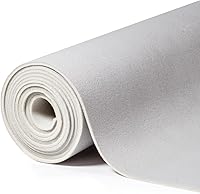 Babnecl Dark Gray Suede Microfiber Headliner Fabric 96x60 Inch Foam Backing - Tube Packed for Car Truck SUV RV Roof DIY Repair