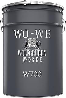 WO-WE Peinture Revêtement sol pour béton et ciment W700 RAL 7016 Gris anthracite - 10L