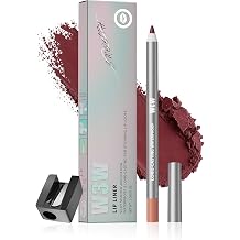 Waterproof Lip Liner Pencil, Creamy Long Lasting, Rosewood