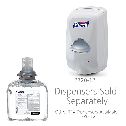 Miniatura 9 de PURELL Espuma desinfectante de manos avanzada aroma limpio 406fl oz de espuma desinfectante de manos para dispensador PURELL TFX sin contacto