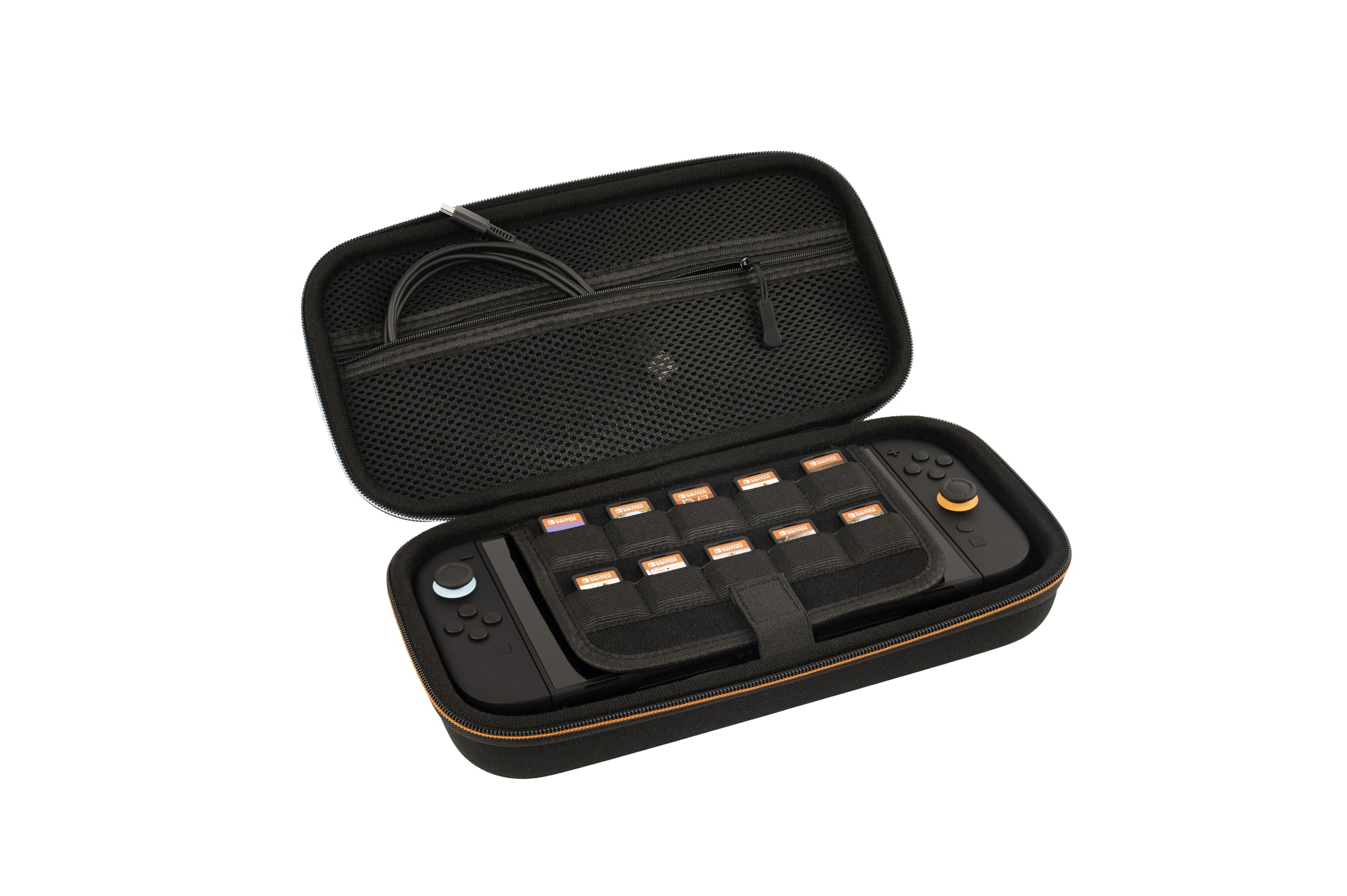 NACON - Custodia di ricarica per Nintendo Switch 2 con batteria da 10.000 mAh, custodia rigida per il trasporto di 10 giochi, compatibile con switch Series (OLED, Lite) - SWITCHNEWCHARGECASE