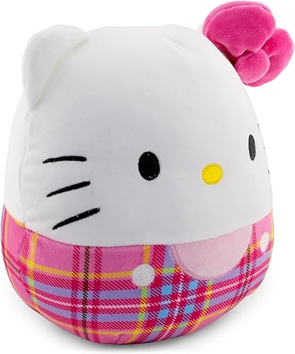 Miniatura 3 de Squishmallows Cuadros rojos Hello Kitty de 8"
