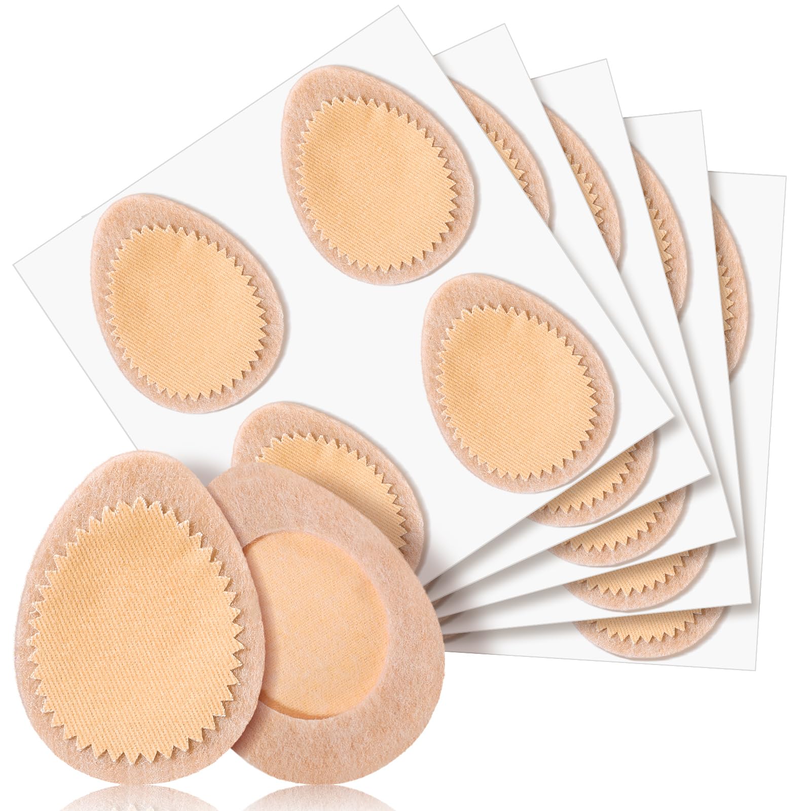 Cutecrop 24 Pcs Foot Bunion Cushion Protector Pads Callus Toe Cushion Pad Corn Mat Patches Shoe Accessories for Women Men Wear with Shoes