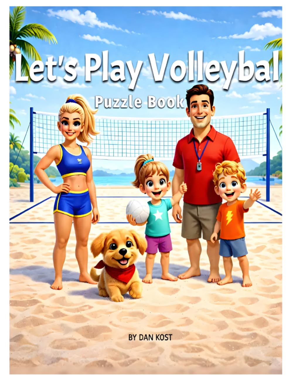 Let's Play Volleyball Puzzle Book