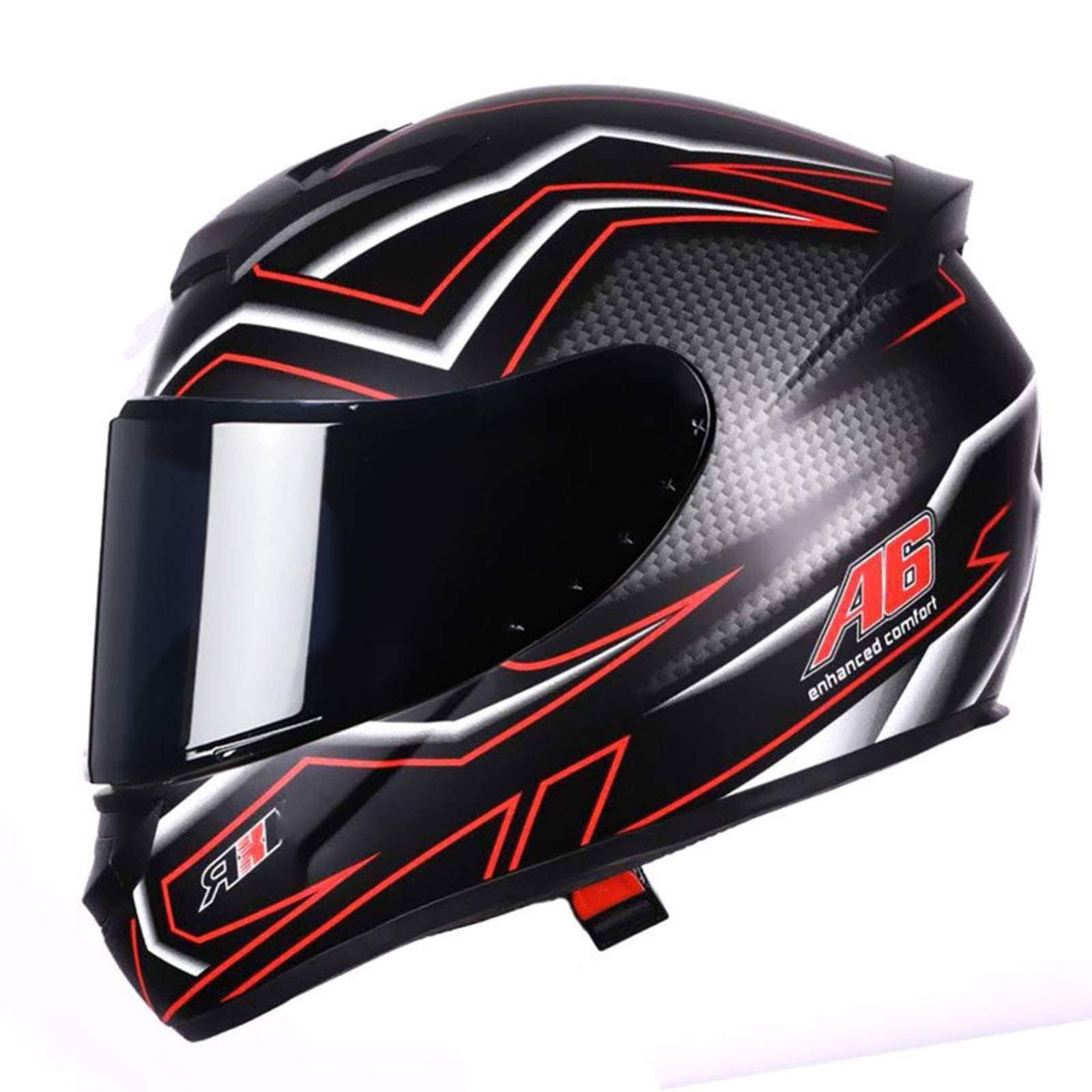 Opklapbare Modulaire Motorhelm Met Dubbel Zonnevizier, Compacte Lichtgewicht Integraalfietshelm Sportfietshelmen Ademend Crash Voor Heren Dames, Dot/ece- goedgekeurd,#1,XXL