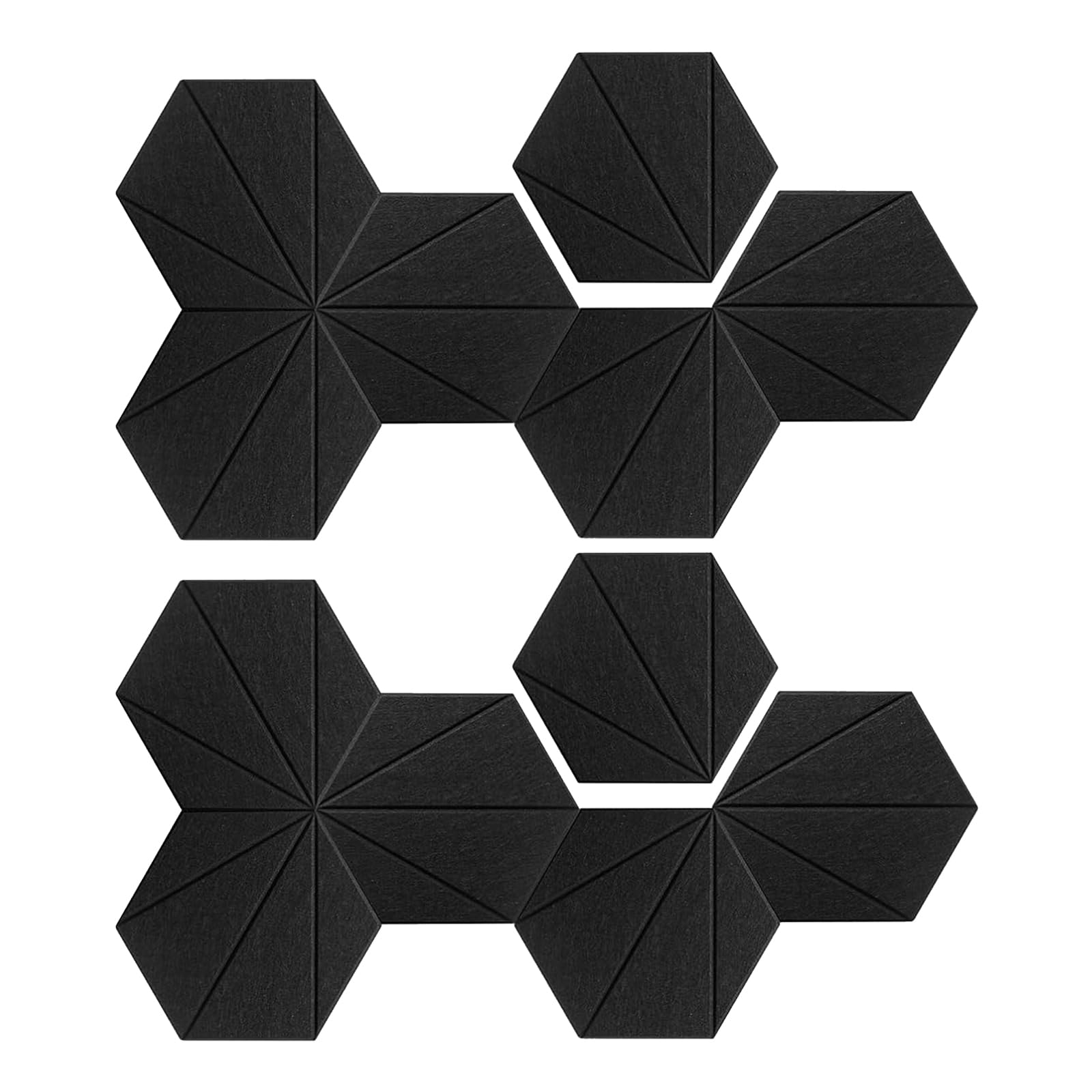 Buxuaaaa 12PCS Acoustics Foam Wall Tiles Soundproof Foam Panel Soundproof Wall Panels Perfect for Quiet Study Spaces and Library Acoustics Panels