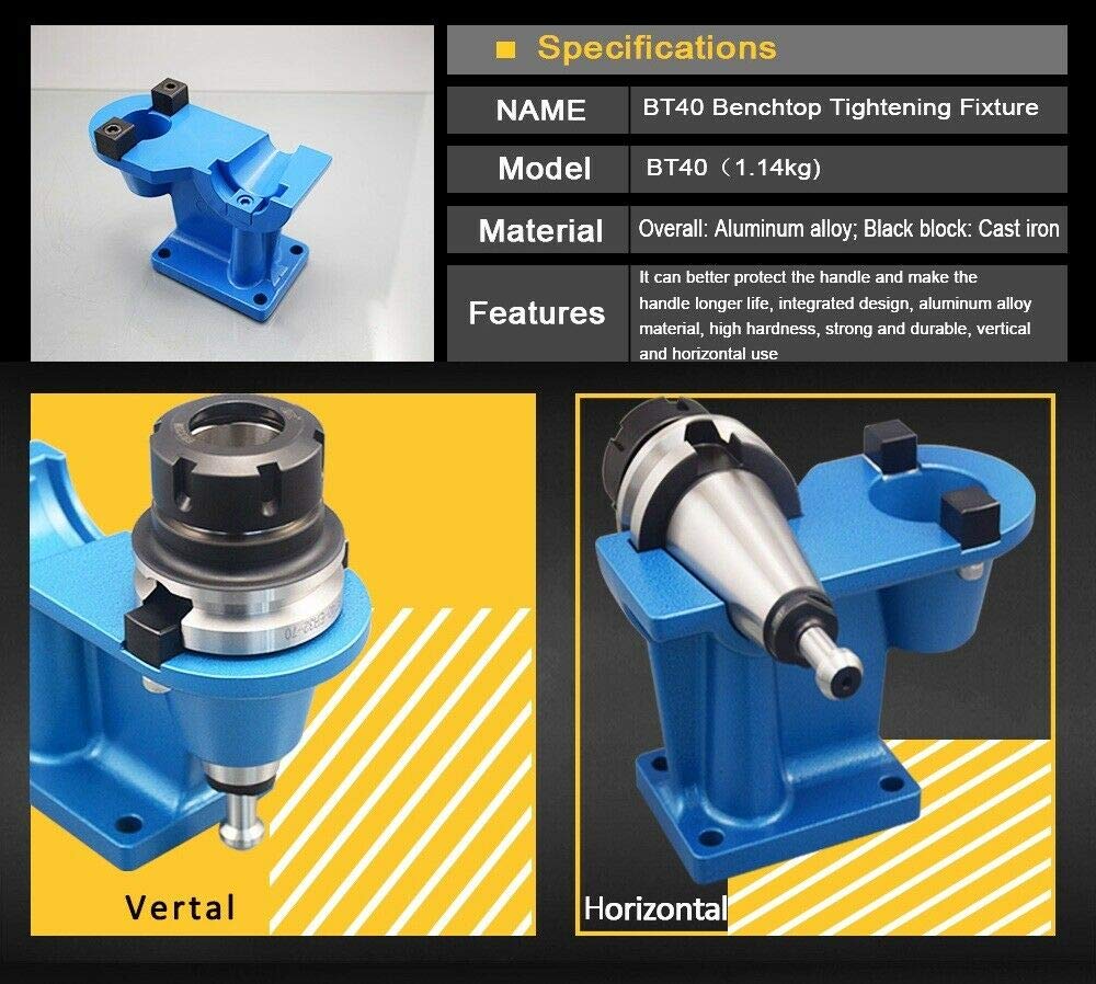 Amazon.co.jp: US Stock BT40 ベンチトップ締め付け器具 CNC BT40 