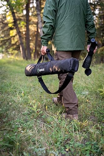 Miniatura 8 de FANAUE Funda de trípode con compartimentos, 39.4 x 9.8 x 9.8 pulgadas, bolsa de trípode resistente con correas para el hombro, funda de transporte