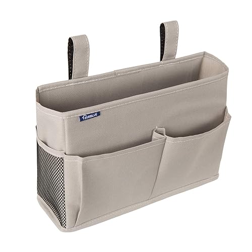 Surblue Bedside Caddy Hanging Bed Organizer Storage Bag Pocket for
