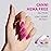 CANNI Hot Pink Gel Nail Polish, 1Pcs Neon Pink Gel Polish Pastel Bright Pink Purple Color High Gloss Soak Off U V Nail French Nail Manicure Salon DIY