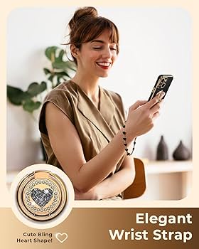 iPhone15 / black 【dress HEART 】 Amazon.com: XYZ for iPhone 15 Case with Stand, Phone Case