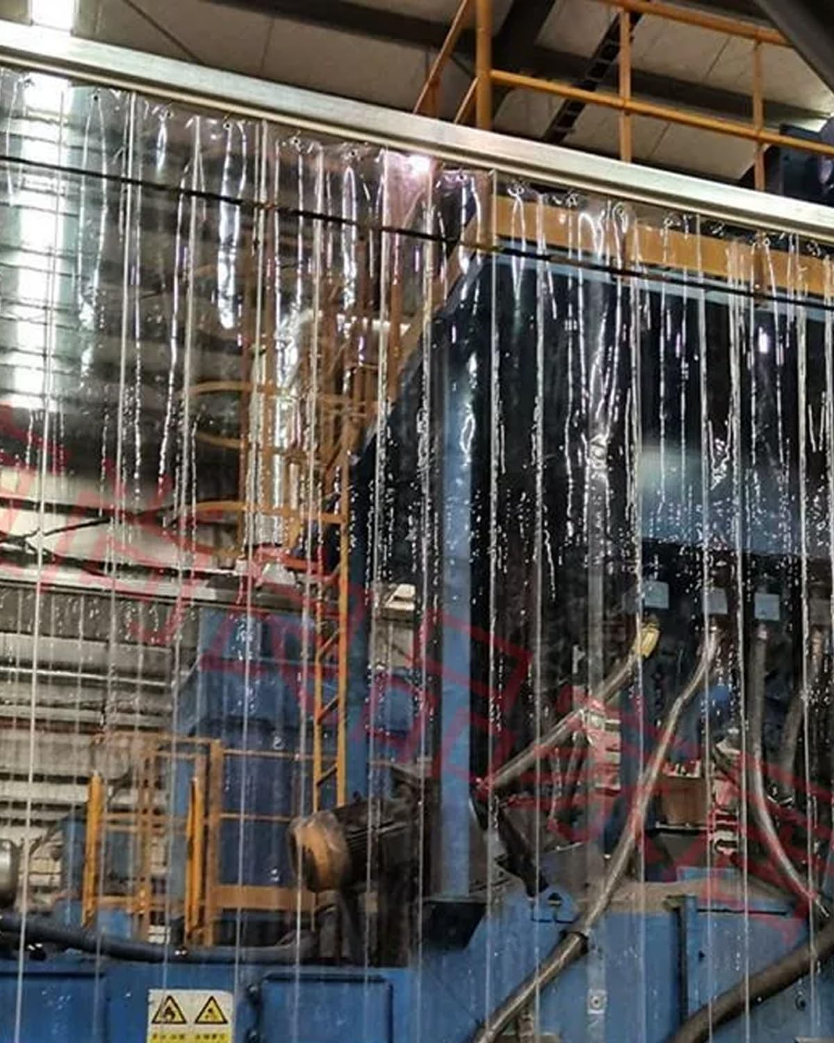 Rideau de séparation transparent avec panneau imperméable, rideau de porte de garage en vinyle, panneau de séparation d'atelier facile à nettoyer