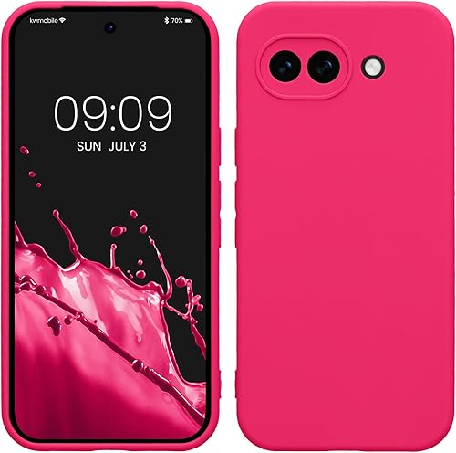 Miniatura 209 de kwmobile Funda compatible con Google Pixel 9 Pro - Funda protectora delgada de TPU para teléfono - Acabado mate suave - Negro mate NEGRO MATE,Piedra