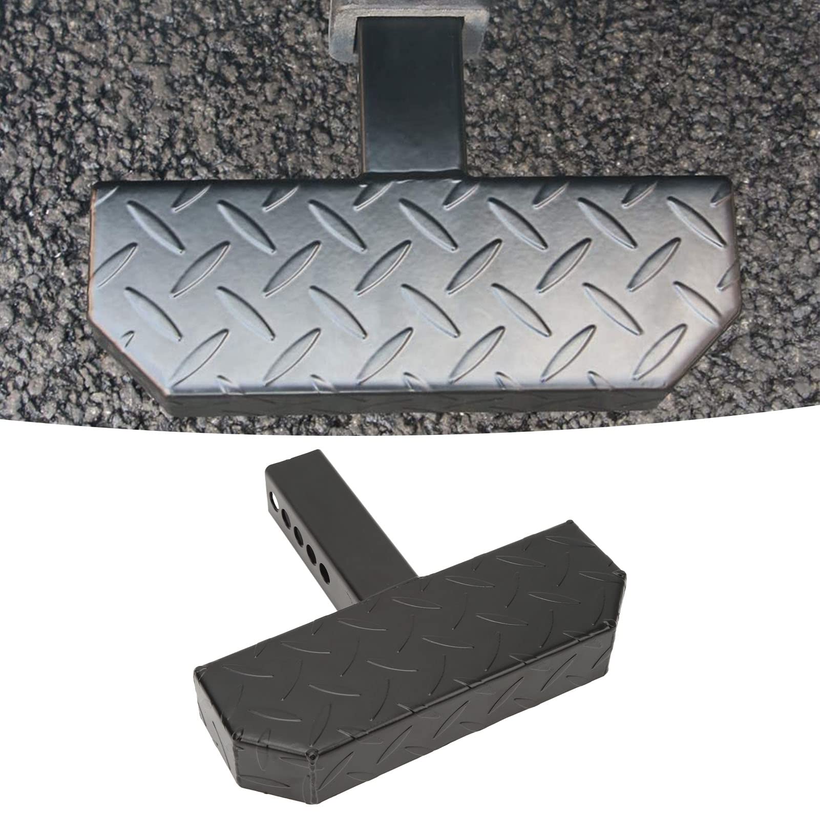 Escalón de Enganche para Receptores de 2" - Protector de Parachoques con Capacidad de Carga de 100 kg para Camionetas, SUVs y Coches