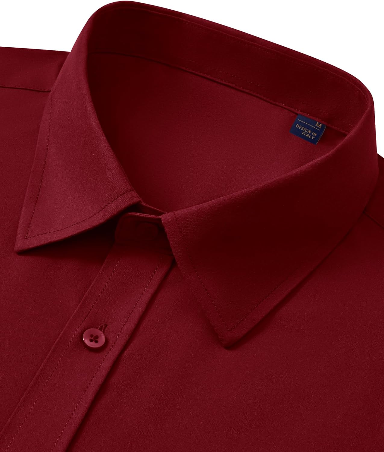 J.VER Mens Dress Shirts Long Sleeve Solid Formal Shirt Stretch Business Casual Wedding Button Down Shirts - Image 5