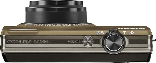Miniatura 3 de Nikon Coolpix S6000 - Cámara digital de 14 MP con zoom óptico de reducción de vibración (VR) 7x y LCD de 2.7 pulgadas (bronce)