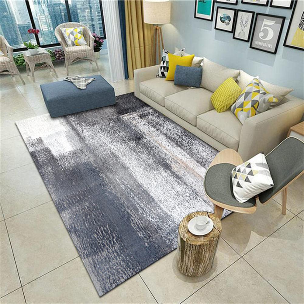 Alfombras para cocina gris modernas de 80x120cm con diseño abstracto minimalista