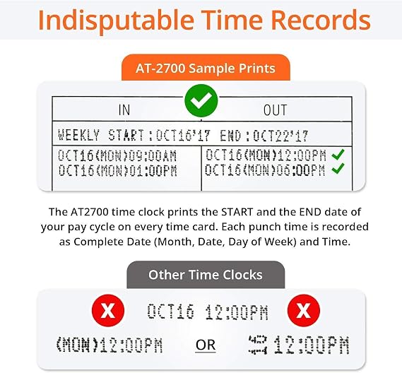 AT-2700 Small Business Time Clock Bundle