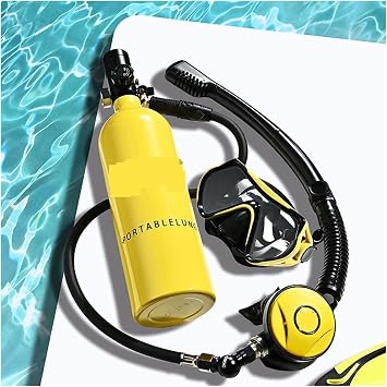 Snorkel Underwater Diving Rebreather Portable Deep Snorkeling Equipment - Dive Portable Lungs