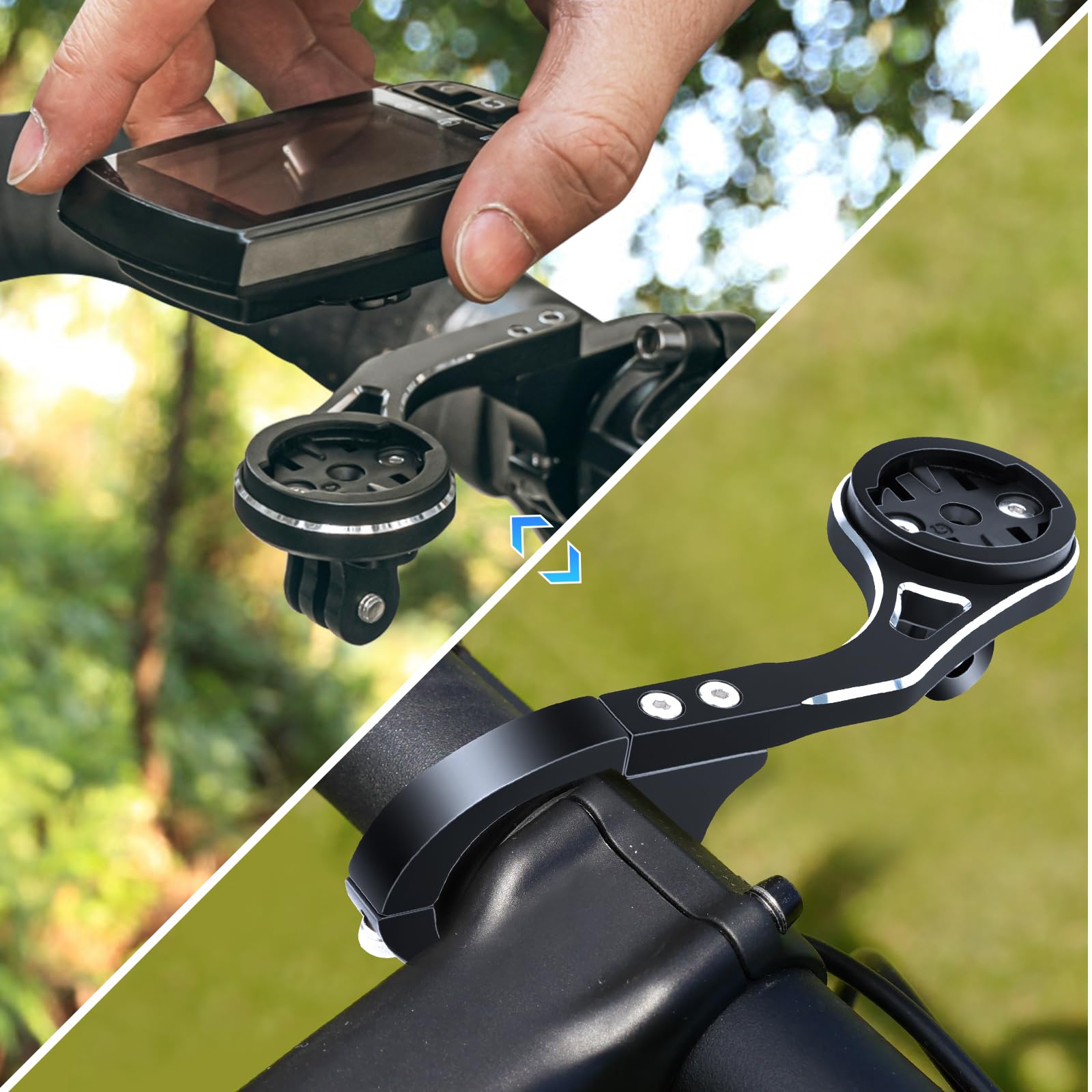 Support GPS Vélo Compatible avec Pour Garmin Pour Bryton et Pour Wahoo Support GPS Vélo Compatible avec Pour Garmin Pour Bryton et Pour Wahoo
