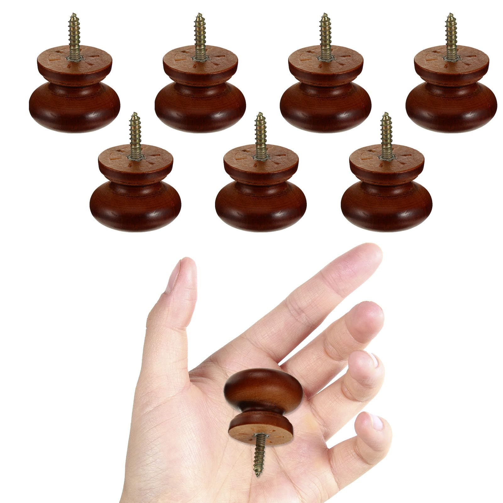 Tiradores redondos de madera perfectos para dar un toque natural y ligero a puertas y cajones