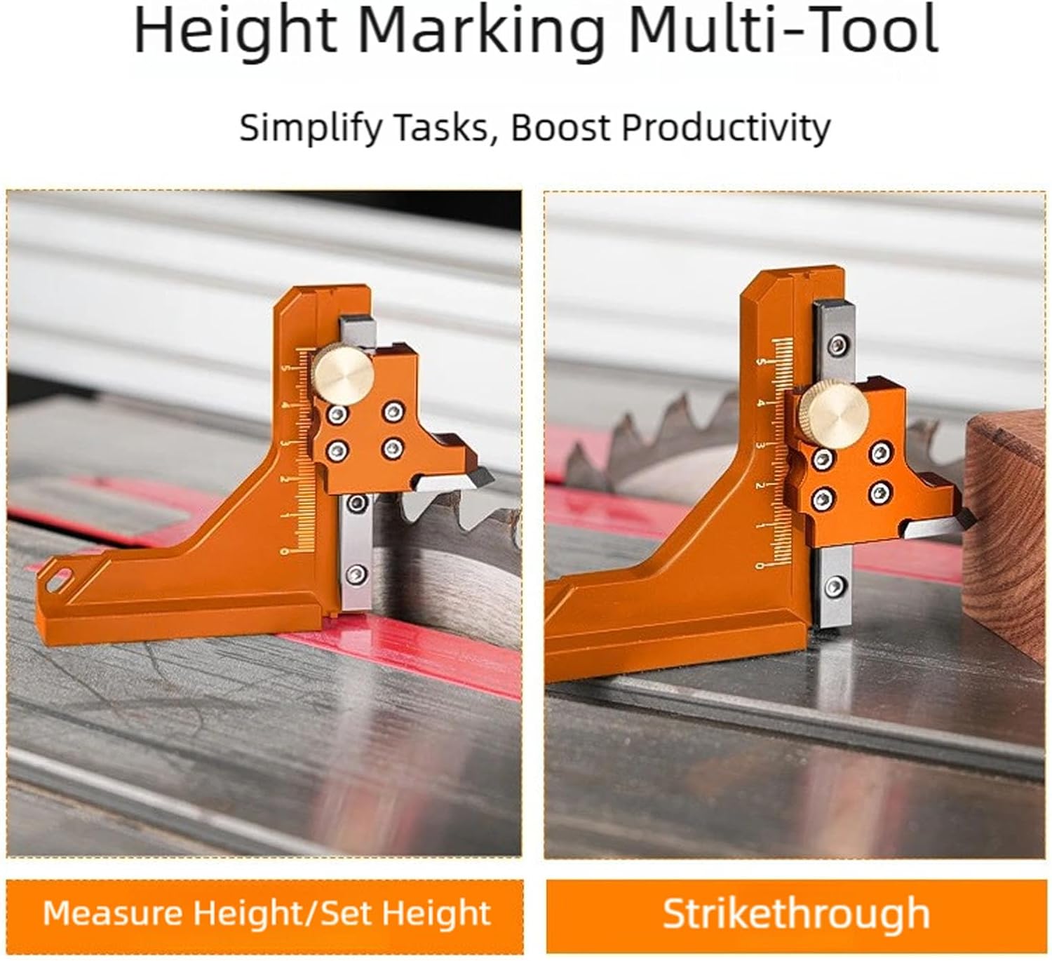 Workshop Essential Height Gauges with Marking for High Accuracy in Woodworking & Metalworking Tasks Wood Gauges