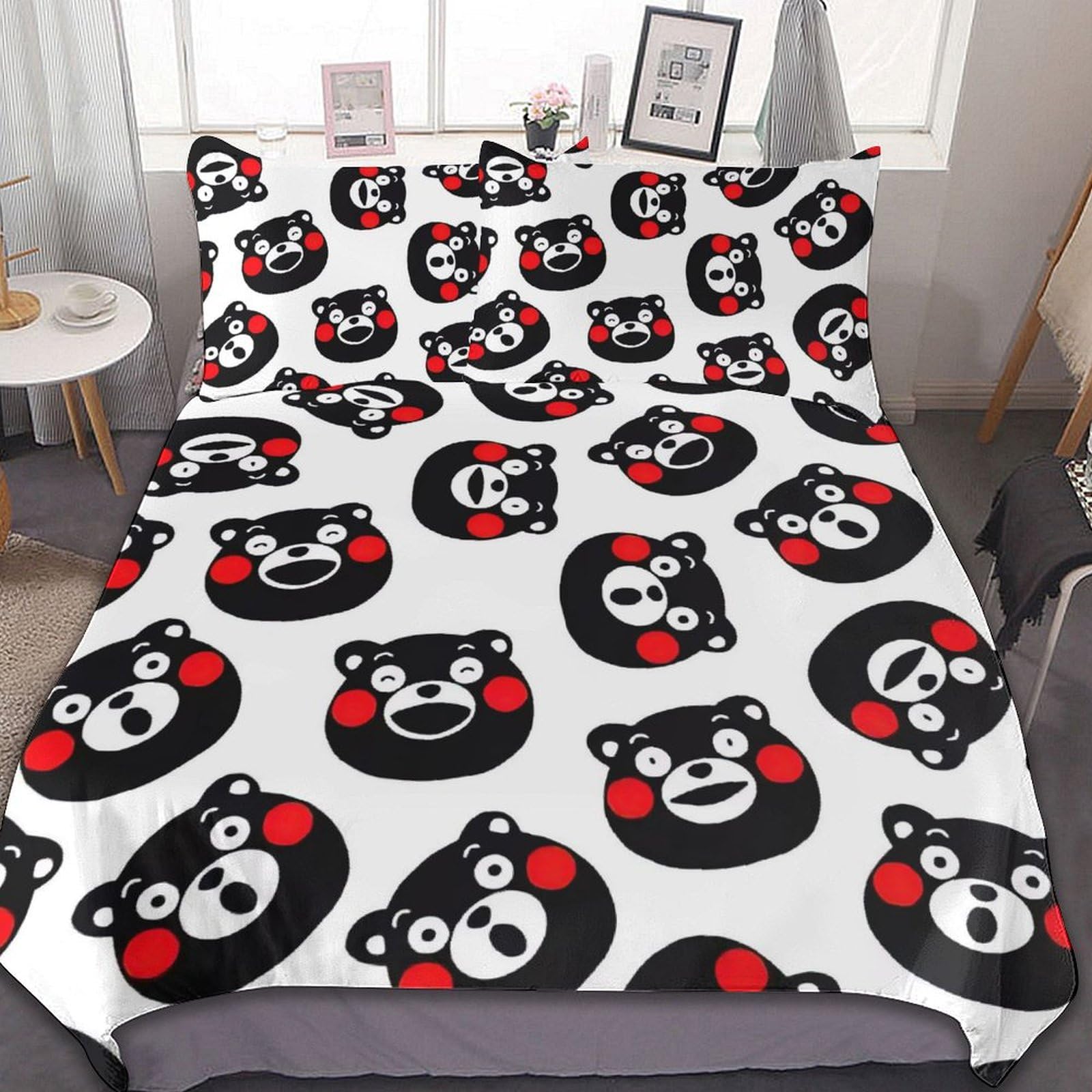 Amazon｜くまモン ベッド3点セット 布団カバー シングル 3点セット