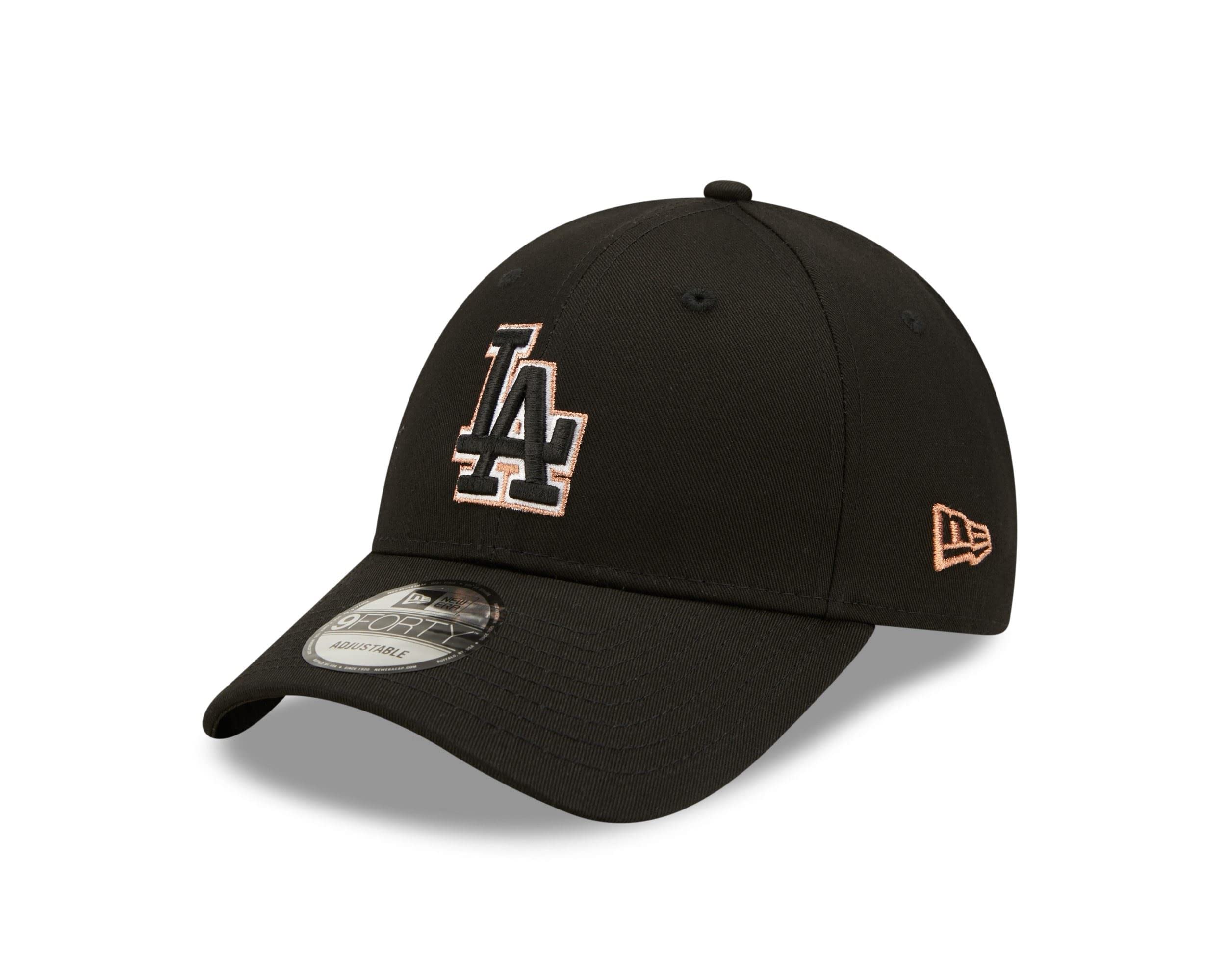 New Era Los Angeles Dodgers LA - Kappe Basecap Hut - - Snapback verstellbar Teamlogo - Schwarz