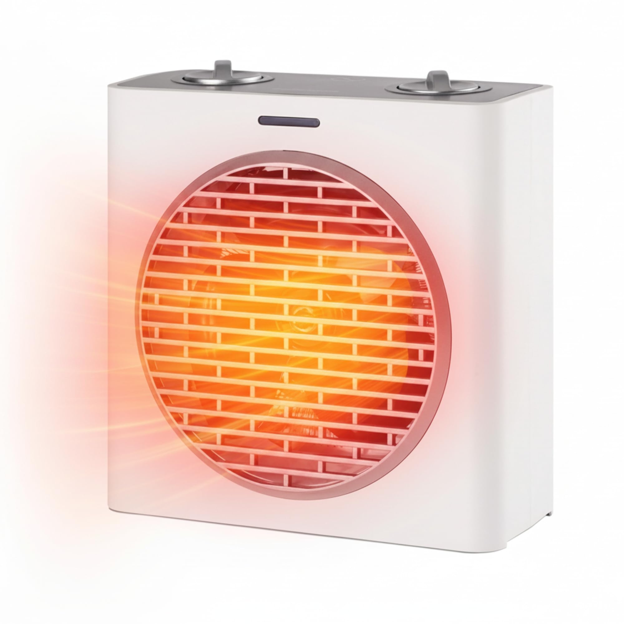 Mellerware - Calefactor ElƩctrico Homy! 2000W | 3 Potencias | Calor Inmediato | Termostato Regulable | Apagado seguridad | Apto BaƱos | IP24 | Sistema Antivuelco | 20m2
