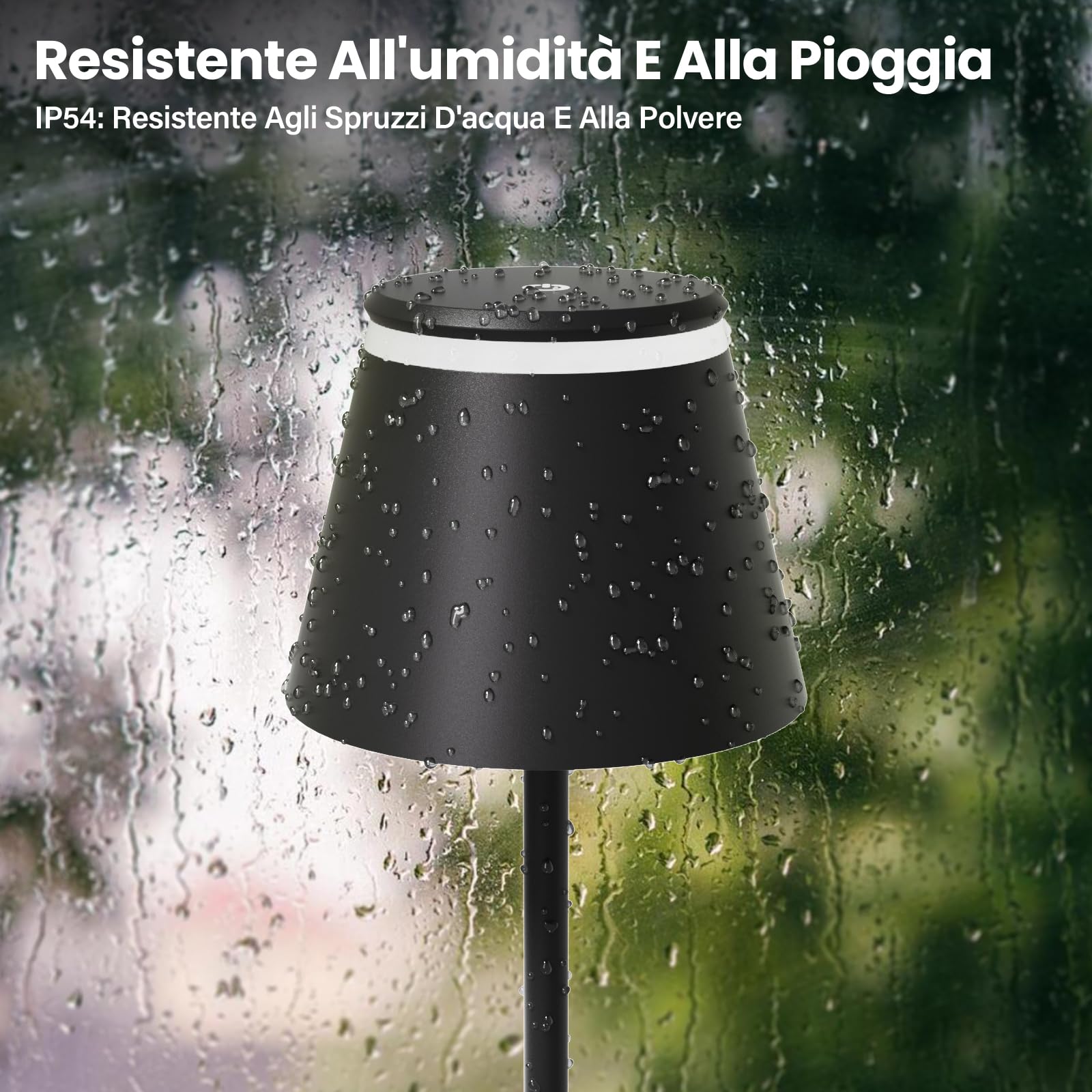 Neoglint Lampada da Tavolo LED Senza Fili Ricaricabile, Lampade da Esterno con Base di Ricarica Wireless e Telecomando, Luci da Tavolo dal Design Moderno con 3 Timer di Temperatura Colore