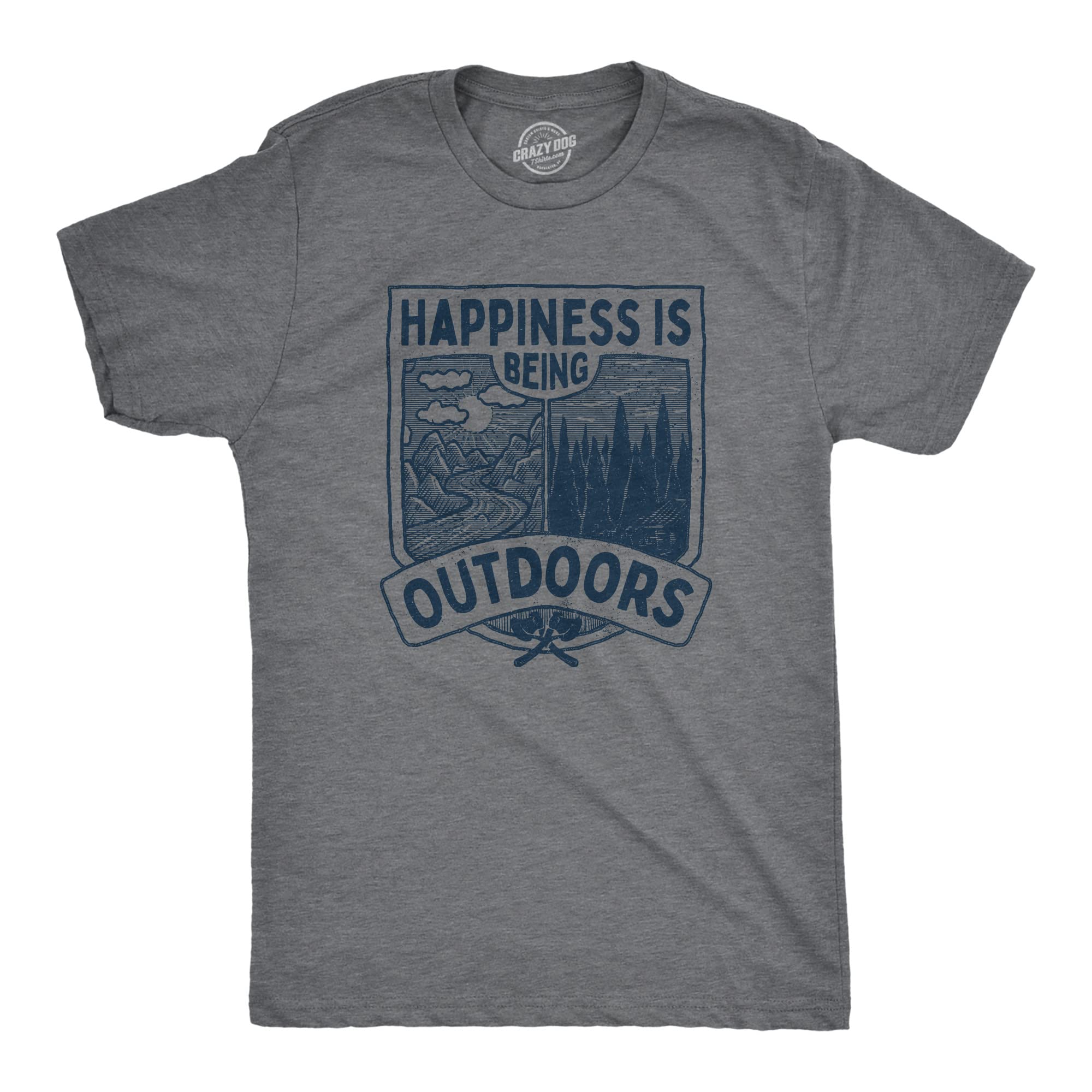 Mens Camping T Shirts Funny Camp Tees for Guys Cool Shirts for Outdoor Camping