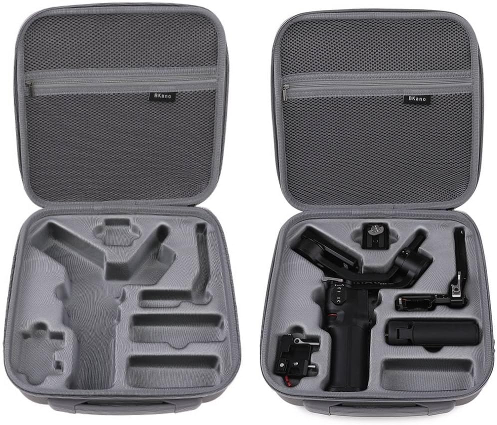 RS 3 Mini Carrying Case, Waterproof Portable Storage Shoulder Bag Hard Shell Travel Case for DJI RS3 Mini Gimbal Stabilizer and Accessories