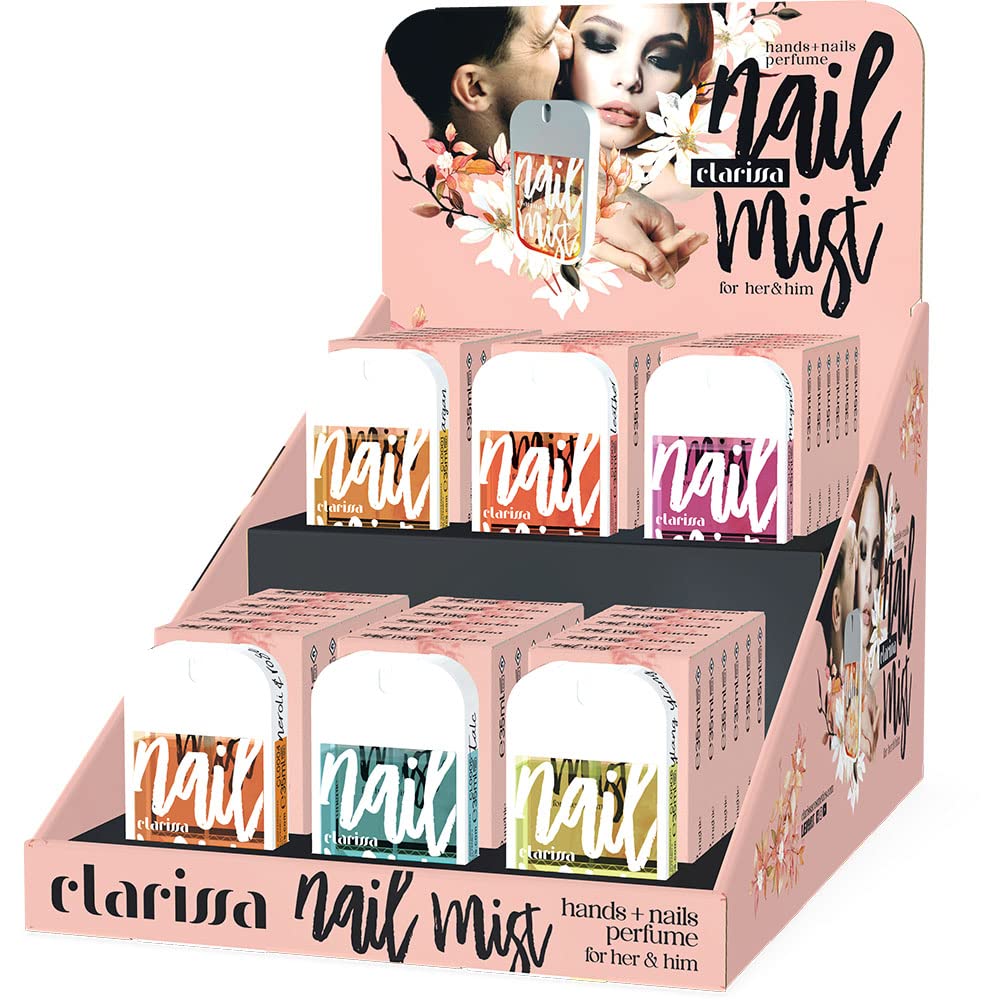 Clarissa Cosmetics NAIL MIST Display da Banco 36pz + 6 Tester