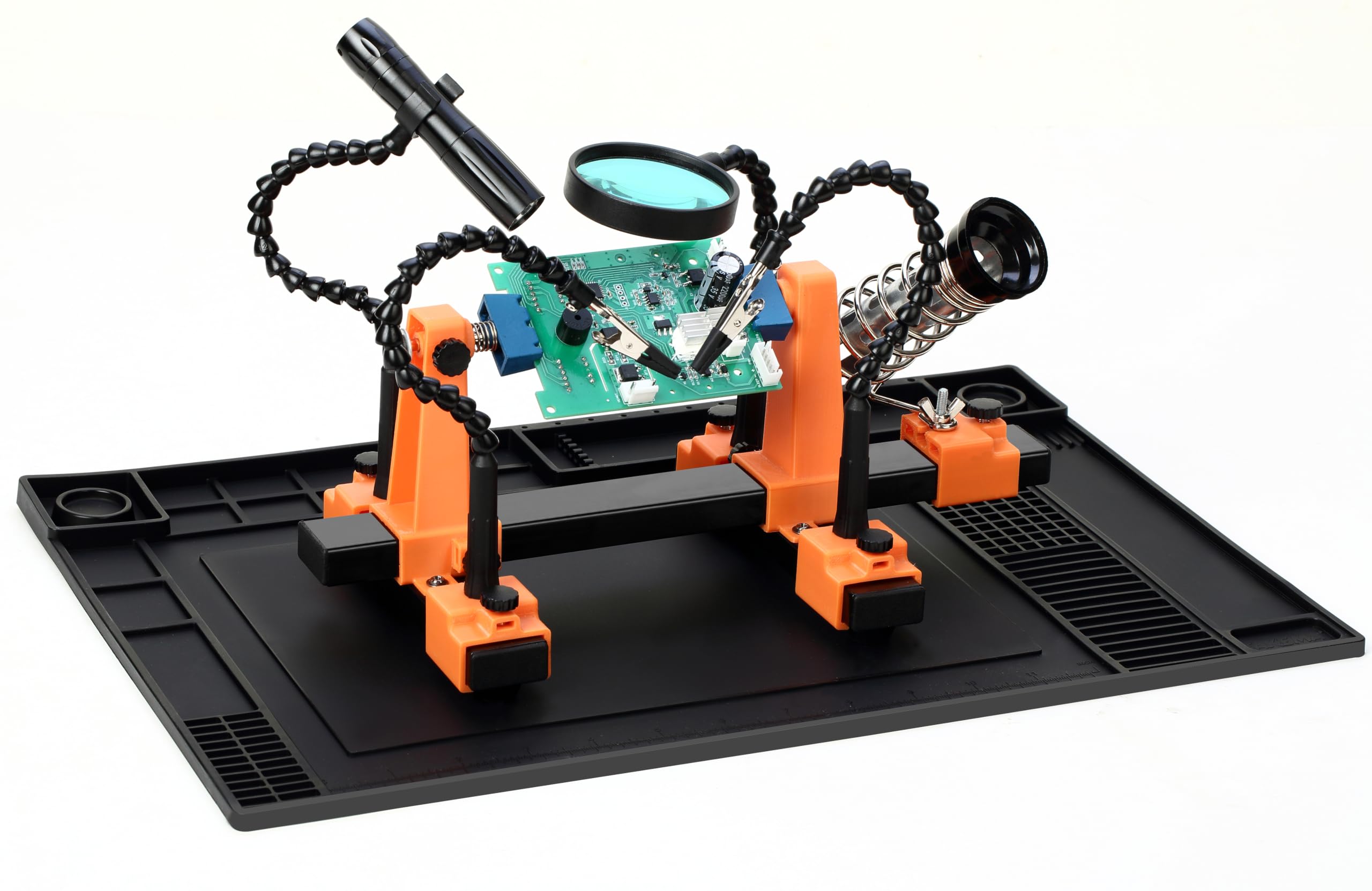 Noah Adjustable PCB Holder Circuit Board Clamp Roating Holder Tool for Soldering Desoldering, Soldering Repair Tool 360 Degree Rotation — Amazon image 7