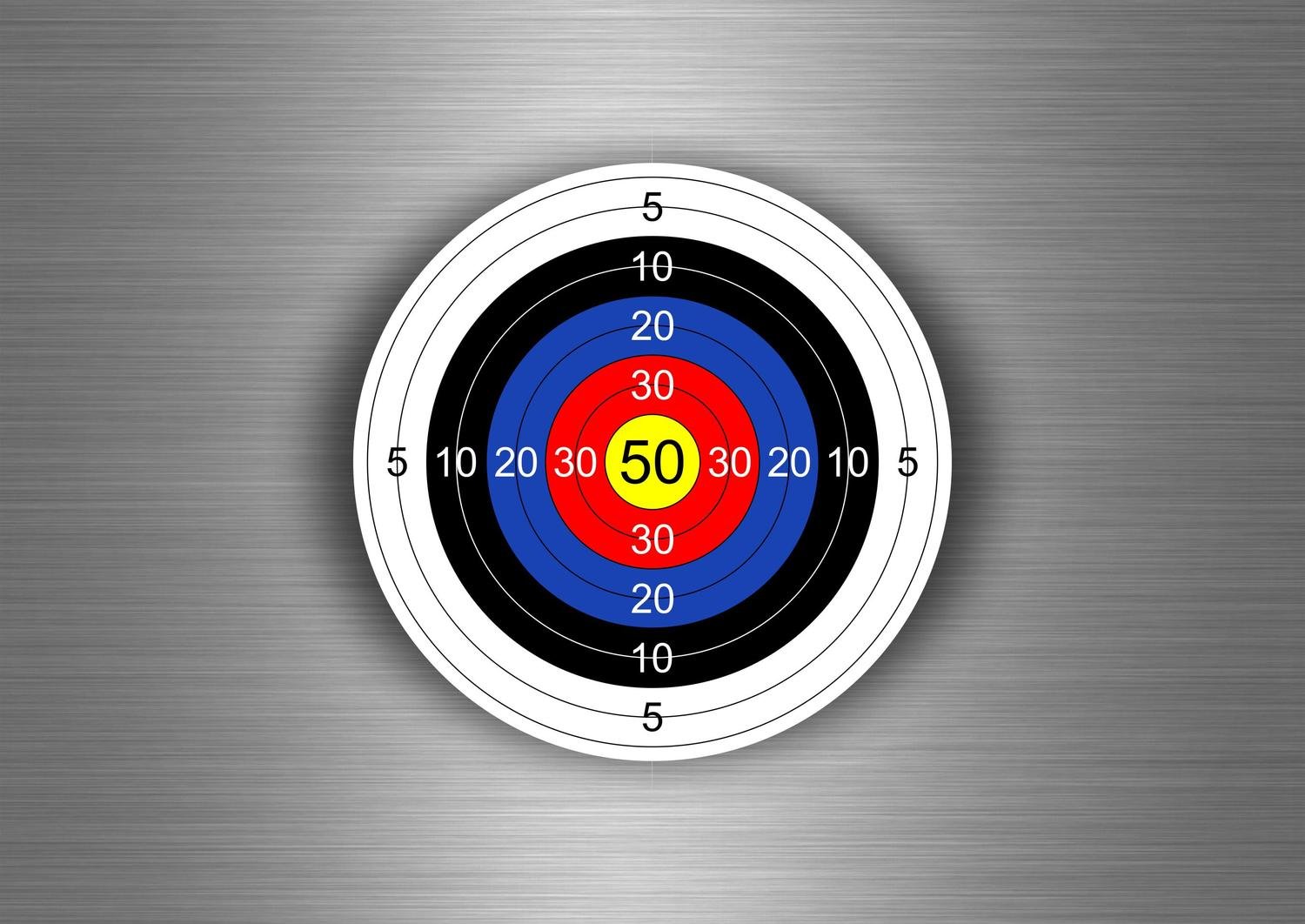 Akachafactory Self-Adhesive Decorative Target Target Airsoft Target Archery Archery Arc R2