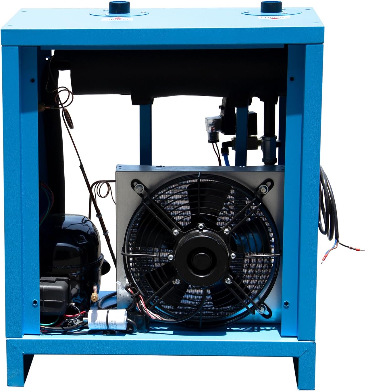 Industrial Heavy Duty Refrigerated Air Dryer 110V 35 CFM, 0.58 KW for 15HP-20HP Rotary Screw Air Compressors – R134a Cooling System – Removes Moisture, Oil, Dust