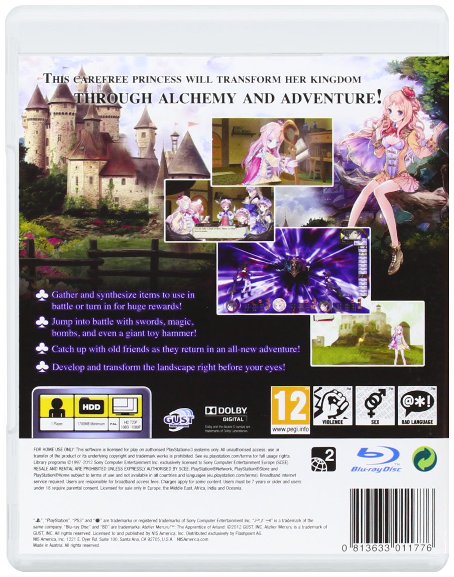 Atelier Meruru: The Apprentice of Arland (PS3) - [Edizione: Regno Unito]