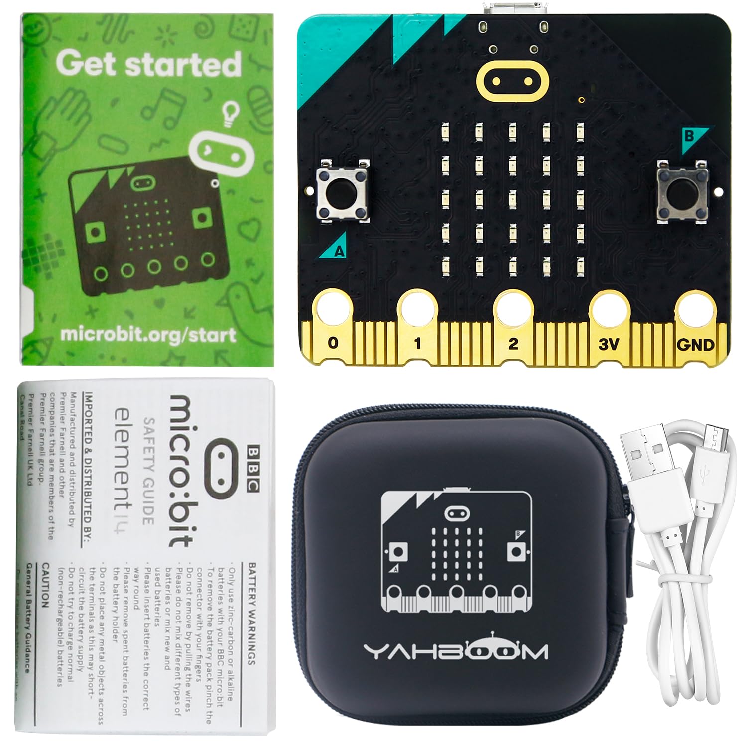 Amazon.co.jp: MICROBIT V2キット マイクロビット初心者キット【正規