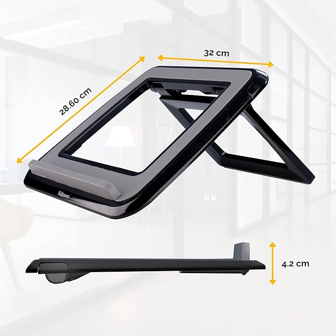 Soporte para Portátil Fellowes I-Spire Series, Negro miniatura 3