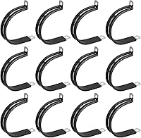 Vista 36 de uxcell Abrazadera de cable de 1-1/32 pulgadas (1.024 in) abrazadera de cable de acero inoxidable 304 Abrazadera aislada acolchada en forma de R