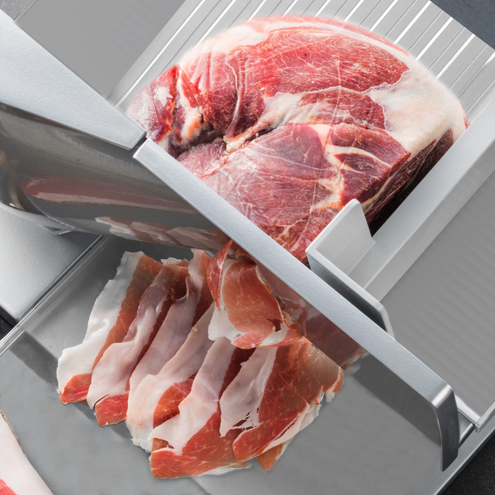 SucceBuy Trancheuse à viande, trancheuse électrique pour aliments