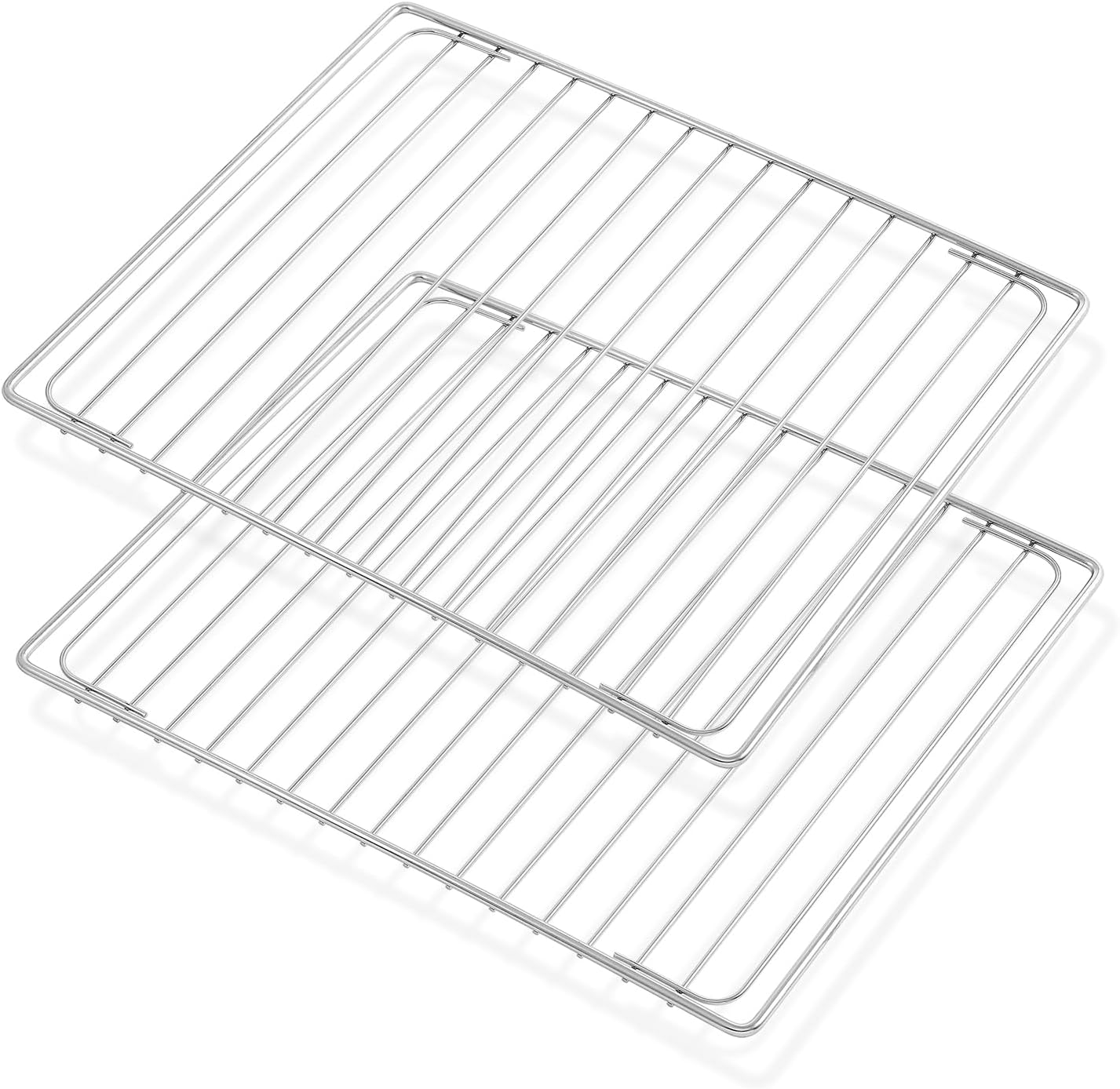 Allstare BOV800XL Pro BOV845BSS Oven Rack Replacement for Breville Smart Oven Parts 304 Stainless Steel Air Fryer Racks SP0002651 Plus BOV810BSS Breville Toaster Oven Wire Baking Rack 2 Pcs