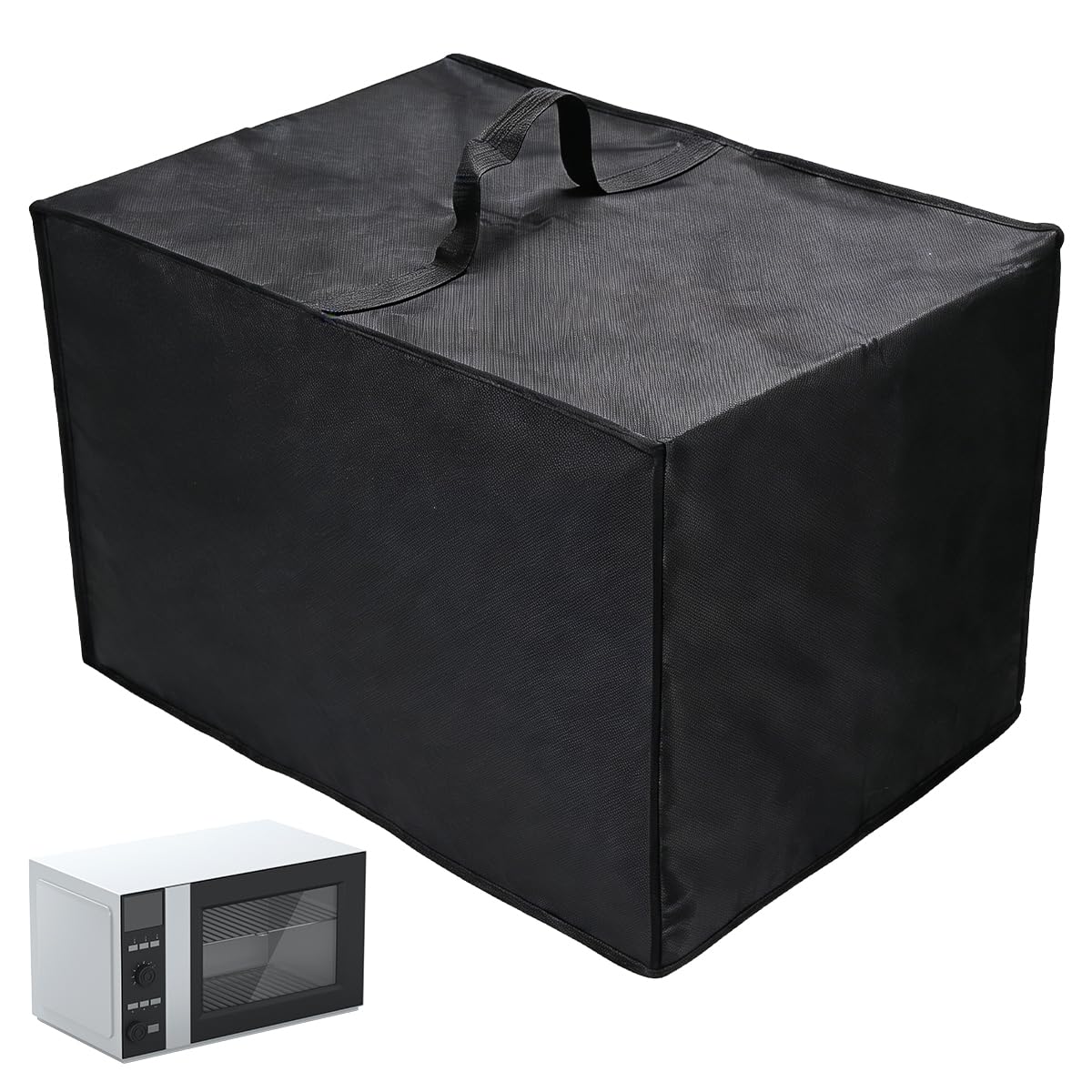Copertura Antipolvere per Microonde 50 x 40 x 32 cm, Copertura per Forno a Microonde, 420D, Resistente al Calore, Impermeabile, per Mini Forno Optimumx 20 L, per Mini Forno da 45 L, 60 L