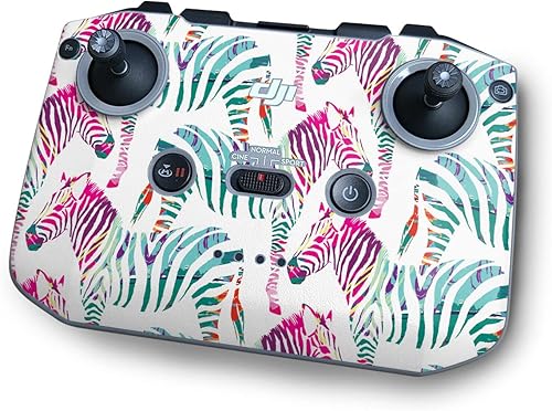 MightySkins Skin Compatible with DJI RC-N1 Controller - Zebra Mosaic | Protective, Durable, and Unique Vinyl Decal wrap Cover | Easy to Apply | Made