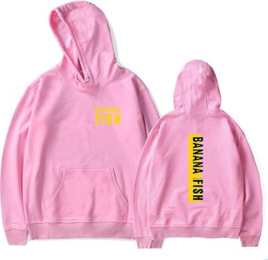 Amazon.com: Sudadera con capucha para hombre/mujeres Popular Harajuku  Casual Banana Fish Sudaderas Suave Sudadera, Rosa, XS : Ropa, Zapatos y  Joyería