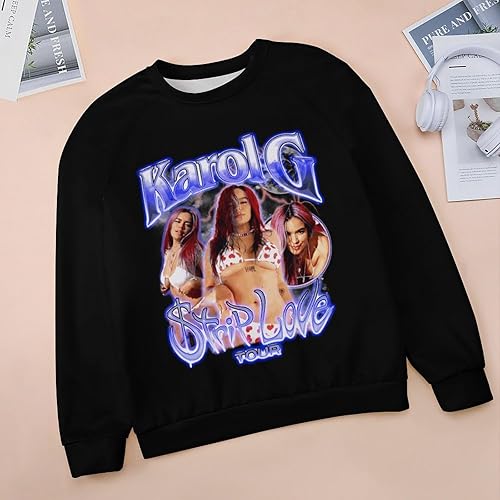 Miniatura 3 de PAPERBAGS Sweatshirt Womens Graphic Crewneck Long Sleeve Sweatshirts Casual Pullover Tops