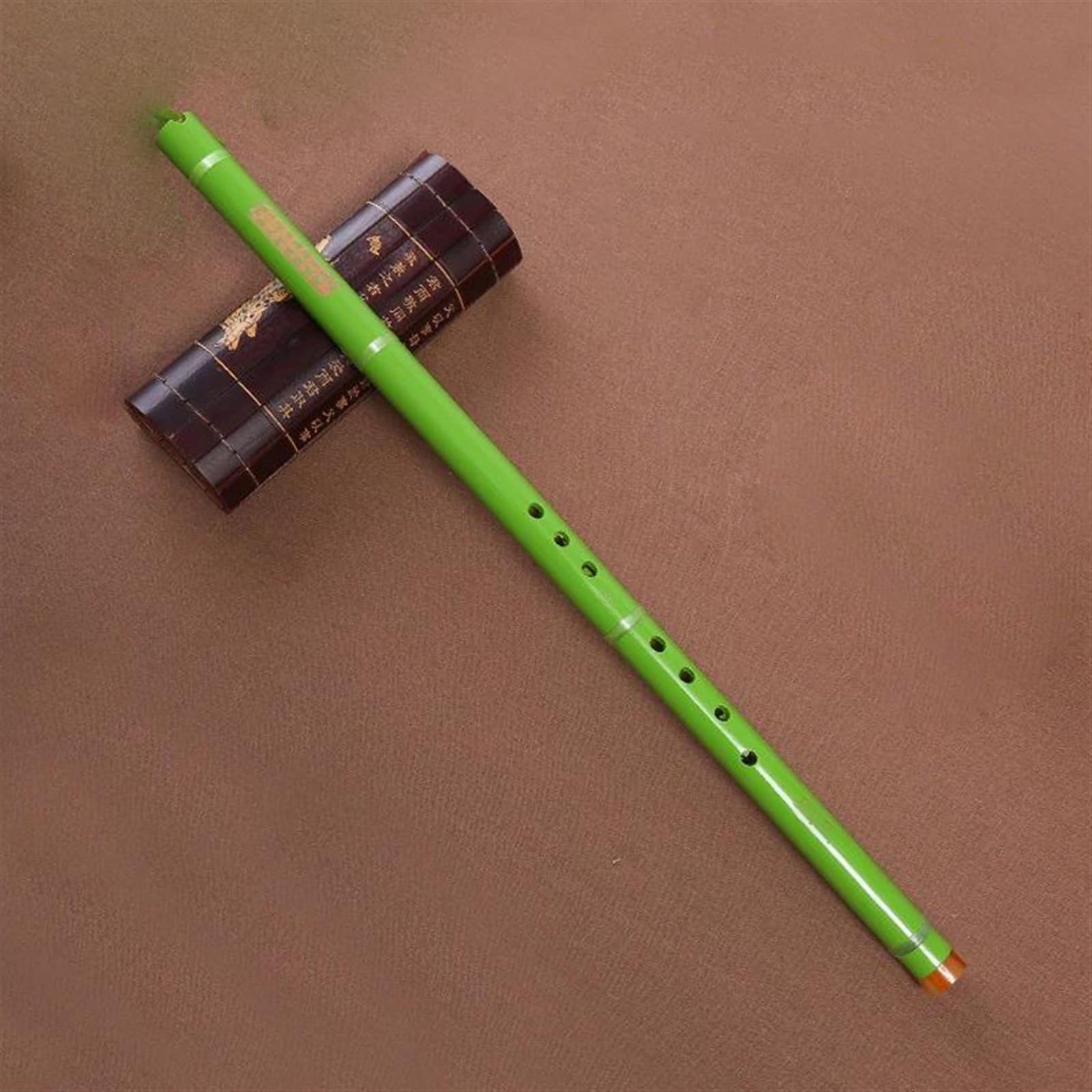 Flet Bambusowy Dla Początkujących Fioletowy Flet Bambusowy Xiao Chiński Pionowy Piccolo Shakuhachi Klasyczny Tradycyjny Instrument Muzyczny Krótki Dizi Xiao(Green)
