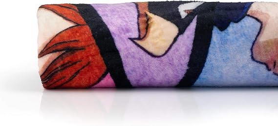 JUST FUNKY My Hero Academia Heroes Collage Large Anime Fleece Throw Blanket | Official My Hero Academia Throw Blanket | Collectible Anime Throw Blanket | Measures 60 x 45 Inches